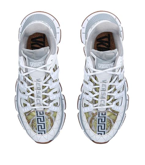 versace flou barocco sneakers|versace barocco trigreca sneakers.